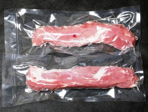 Вакуумная упаковка свиной вырезки