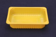 Пластиковый лоток под запайку 210×148×47 мм желтый