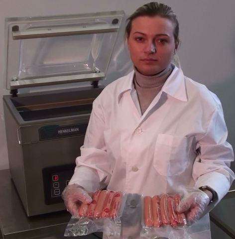 Вакуумная упаковка сосисок